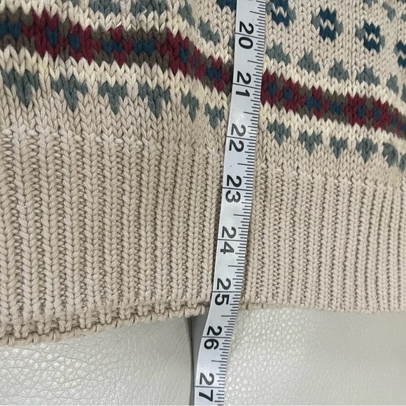 Men’s Eddie Bauer Vintage Sweater Granpa bill cosby style size large 80’s 90’s - Picture 11 of 11